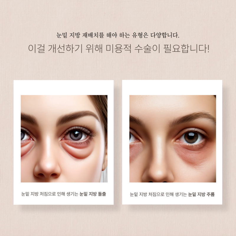 청담동 눈성형 눈밑 주름 없애는 방법은?