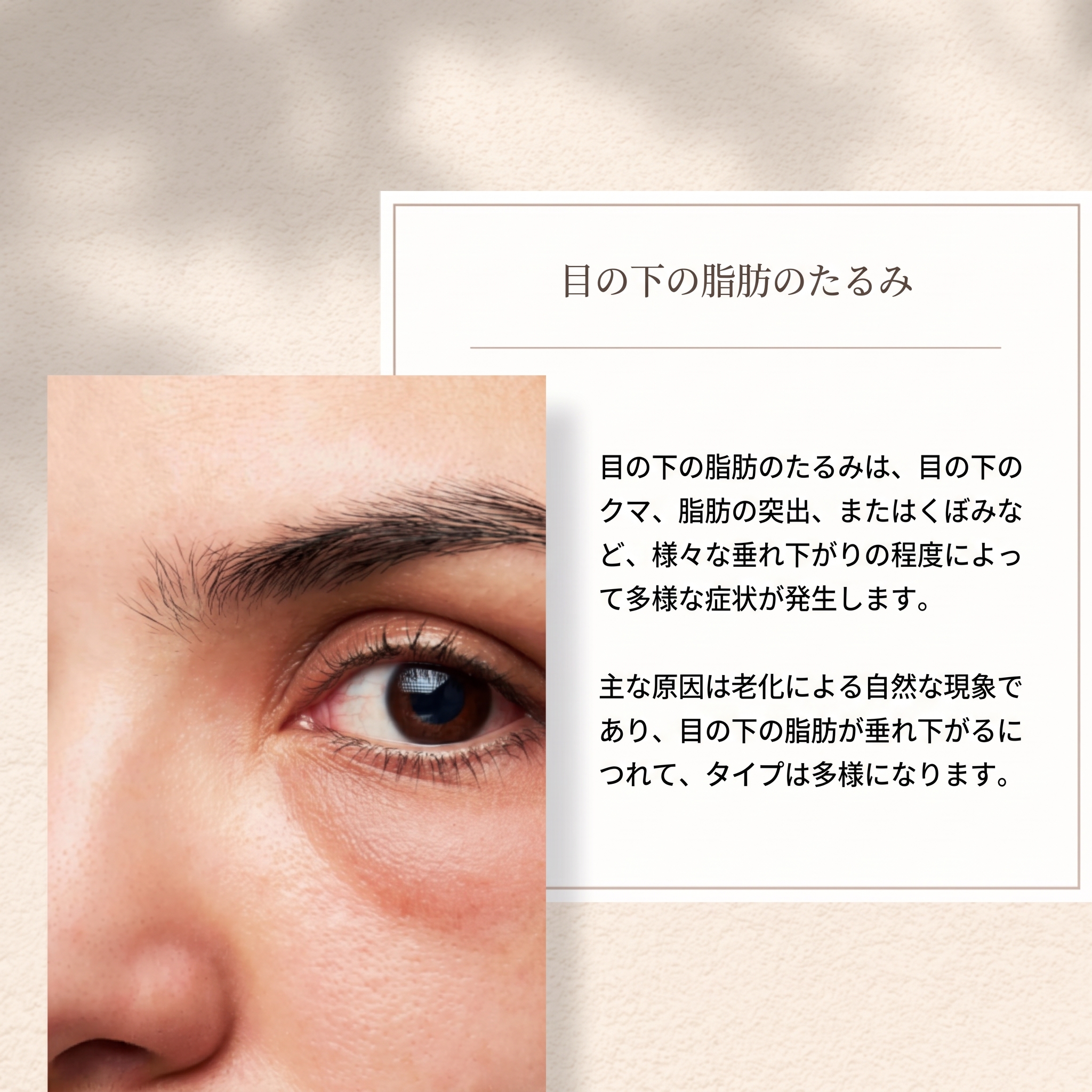 清潭洞の目整形、目の下のしわをなくす方法は?