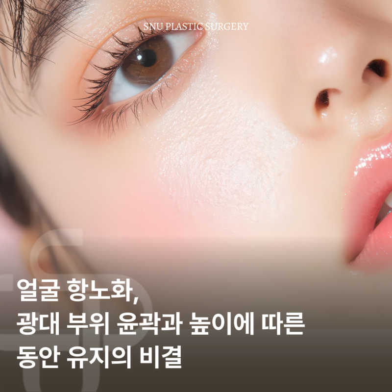 얼굴 항노화, 광대 높이의 중요성에 따른 동안 유지의 비결