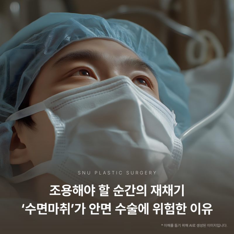 ‘수면마취’가 안면 수술에서  신중해야 하는 이유